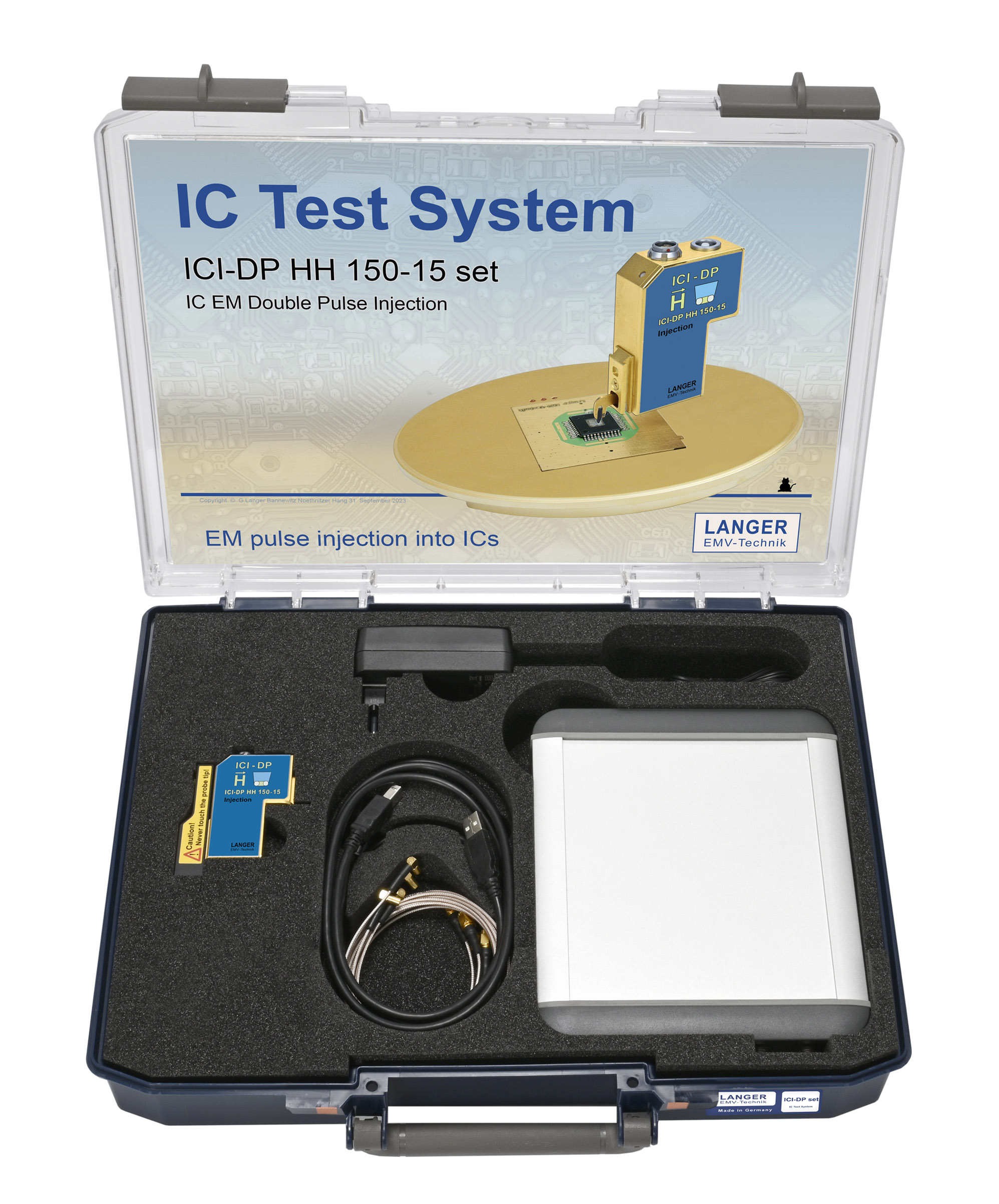 Contents of the case ICI-DP HH150-15 set